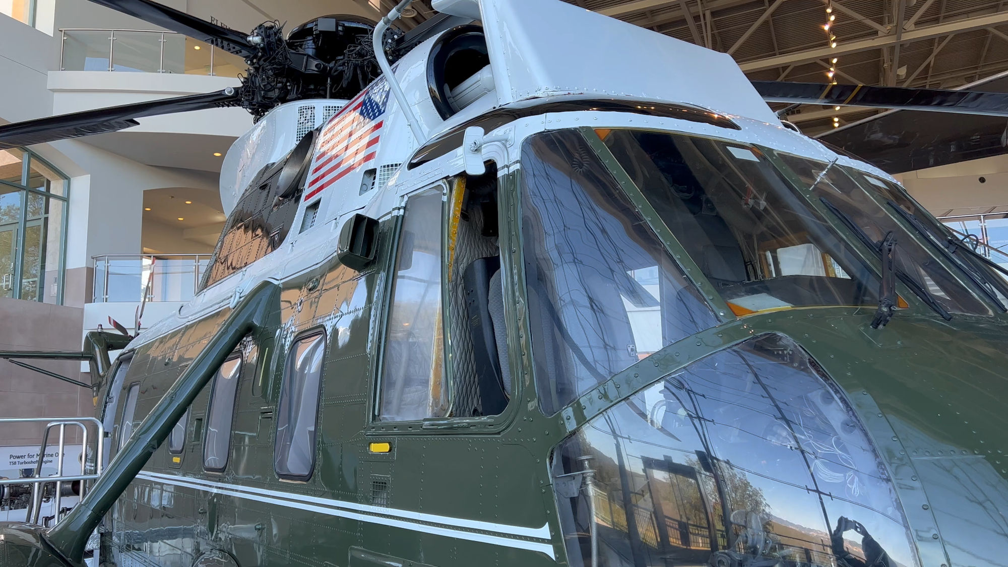 Marine One Front Windows