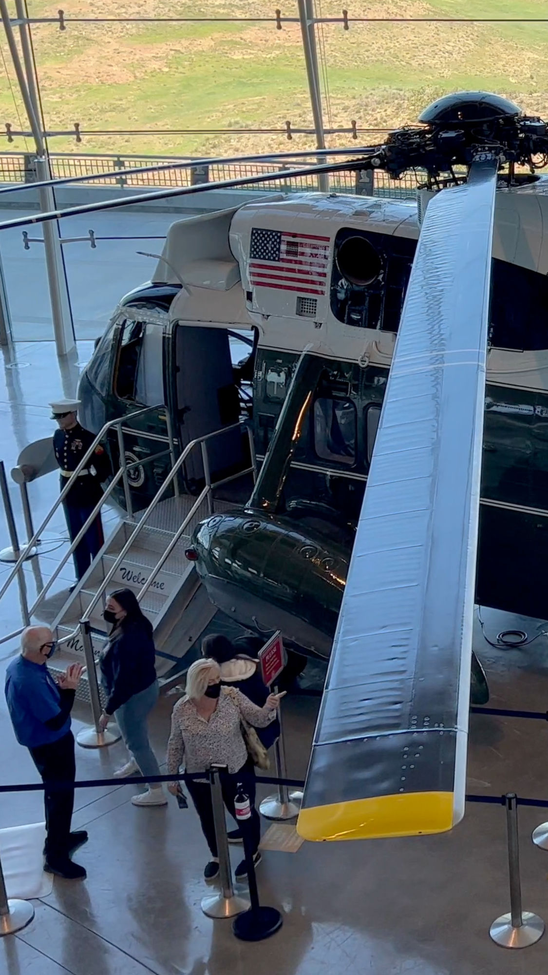 Marine One Steps