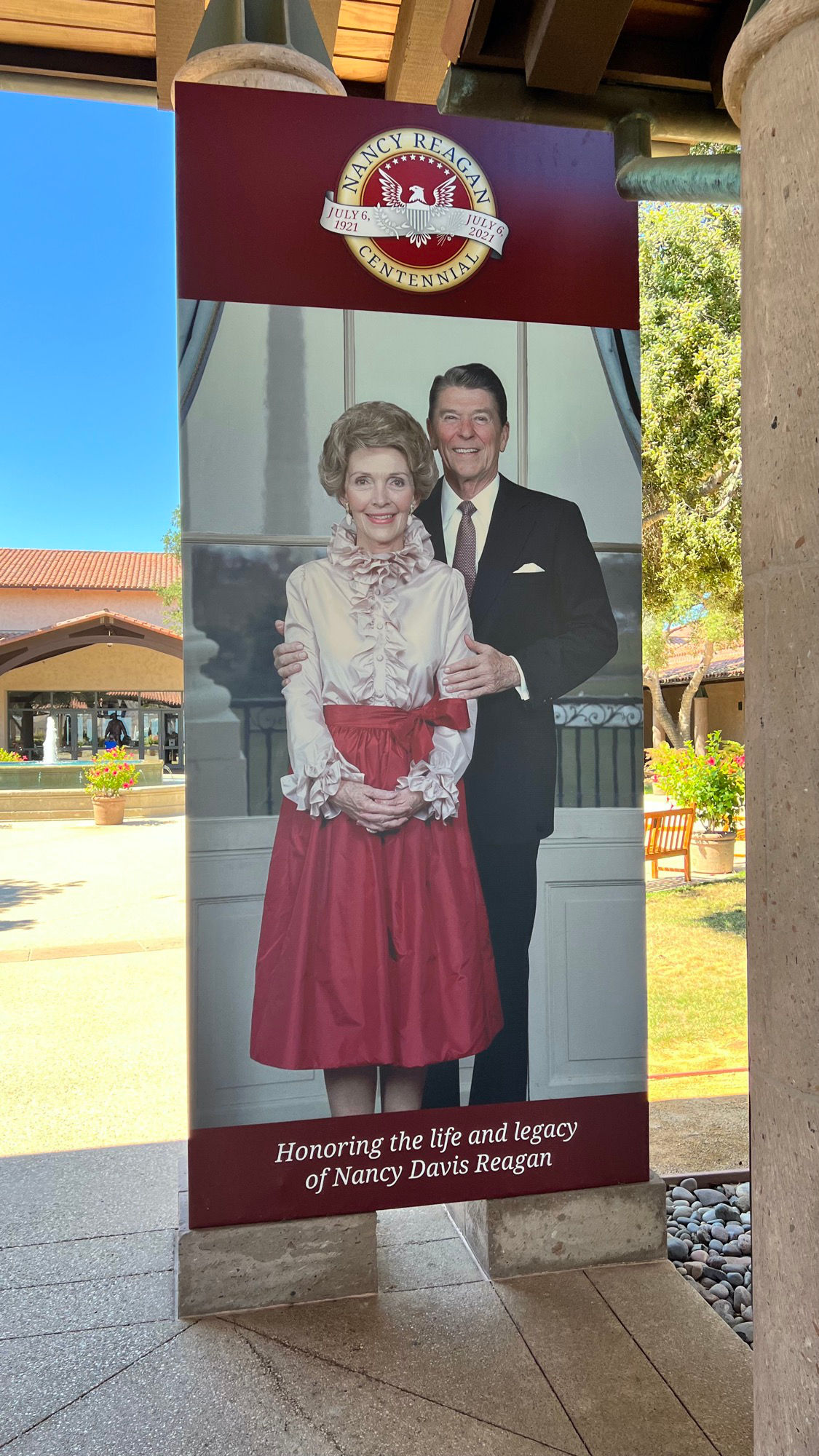 Nancy Reagan Together with Ronald