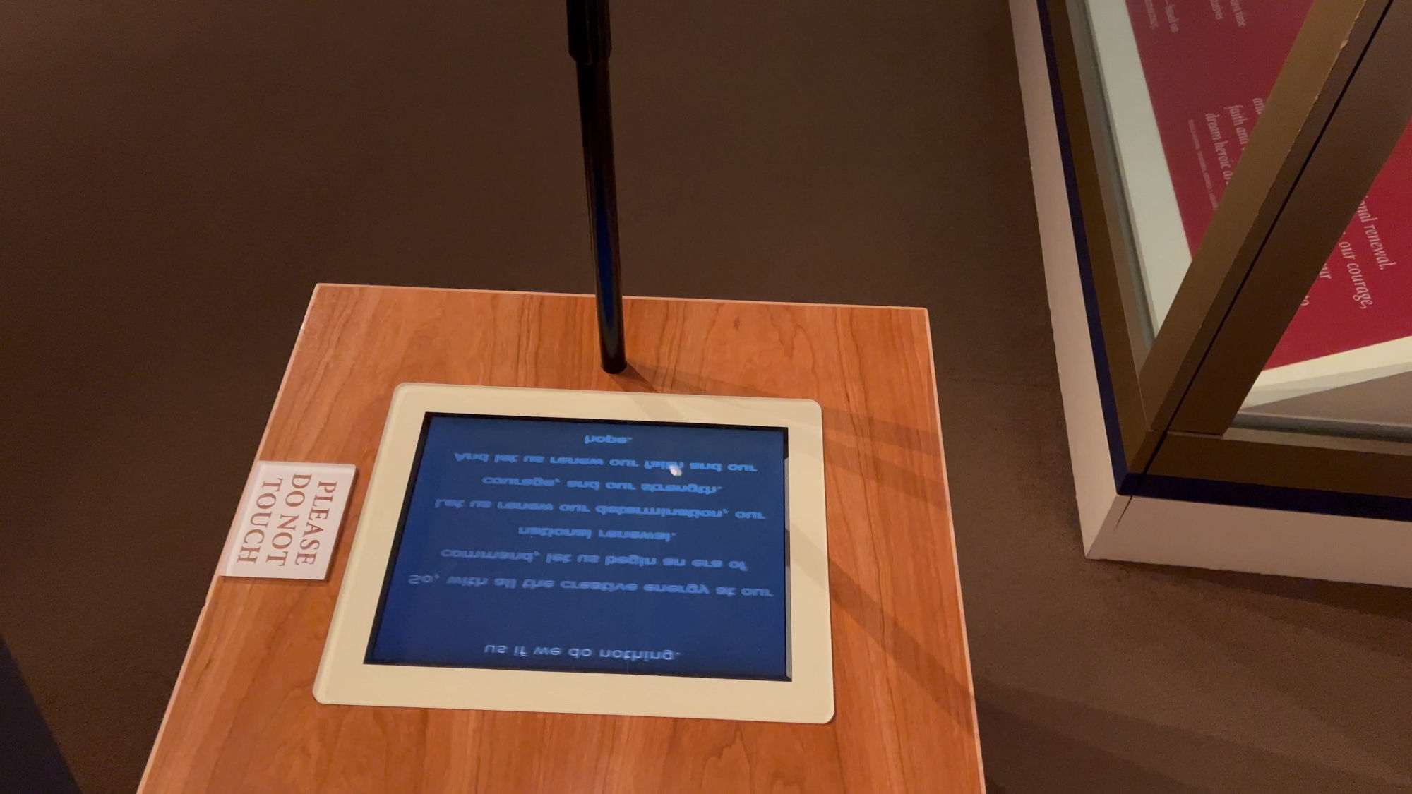 Reagan Library Teleprompter