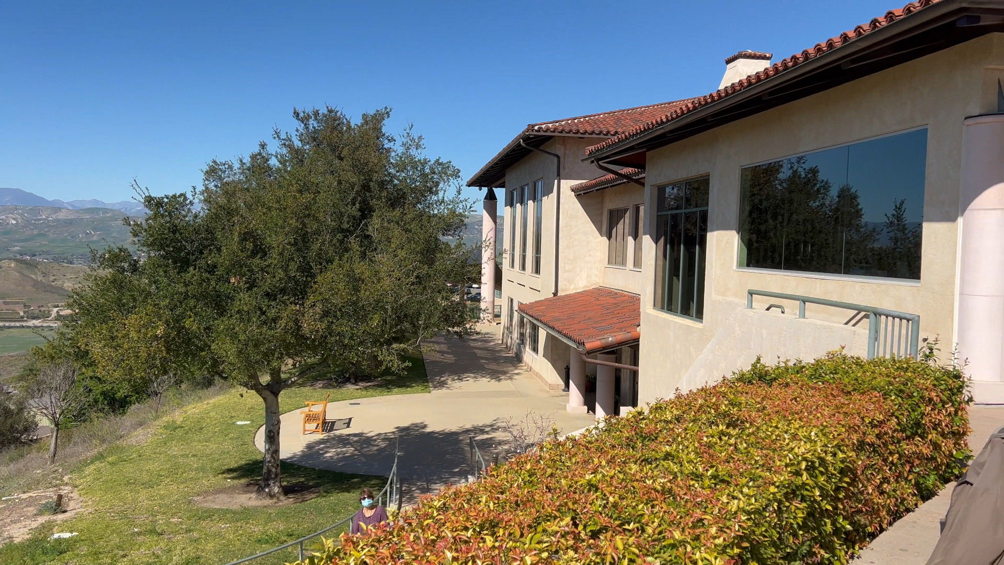 Reagan Library West Lot View