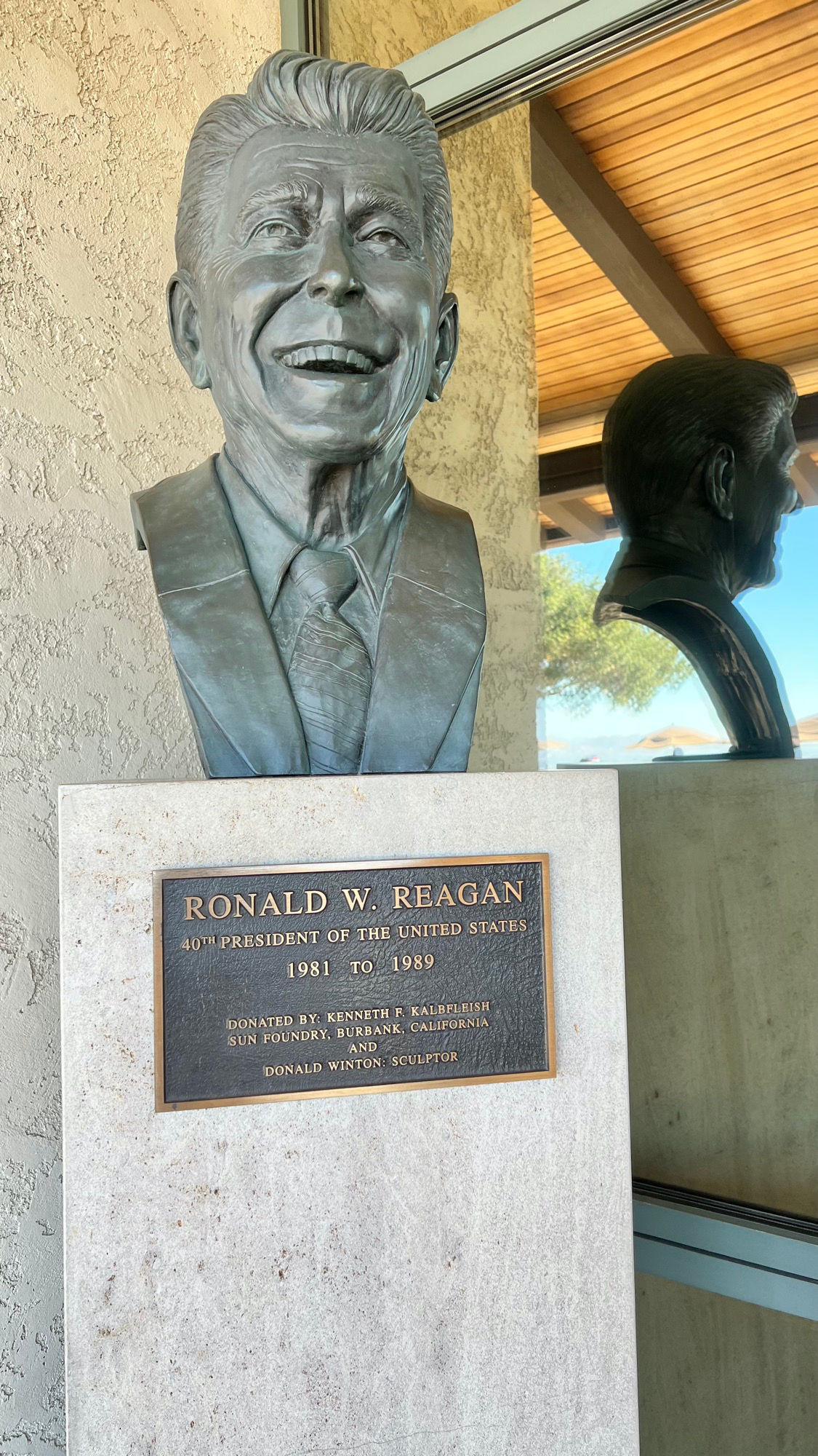 Ronald W Reagan Bust