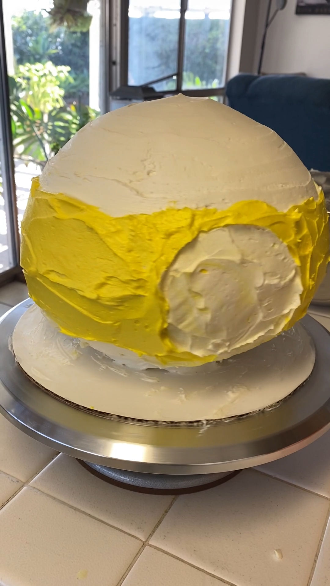 White Number Area 9-ball Cake White Number Area