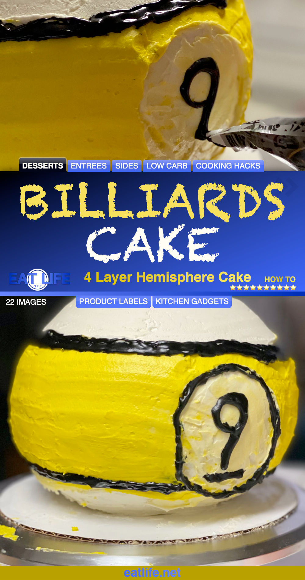 9 Ball Cake 9 Ball Cake