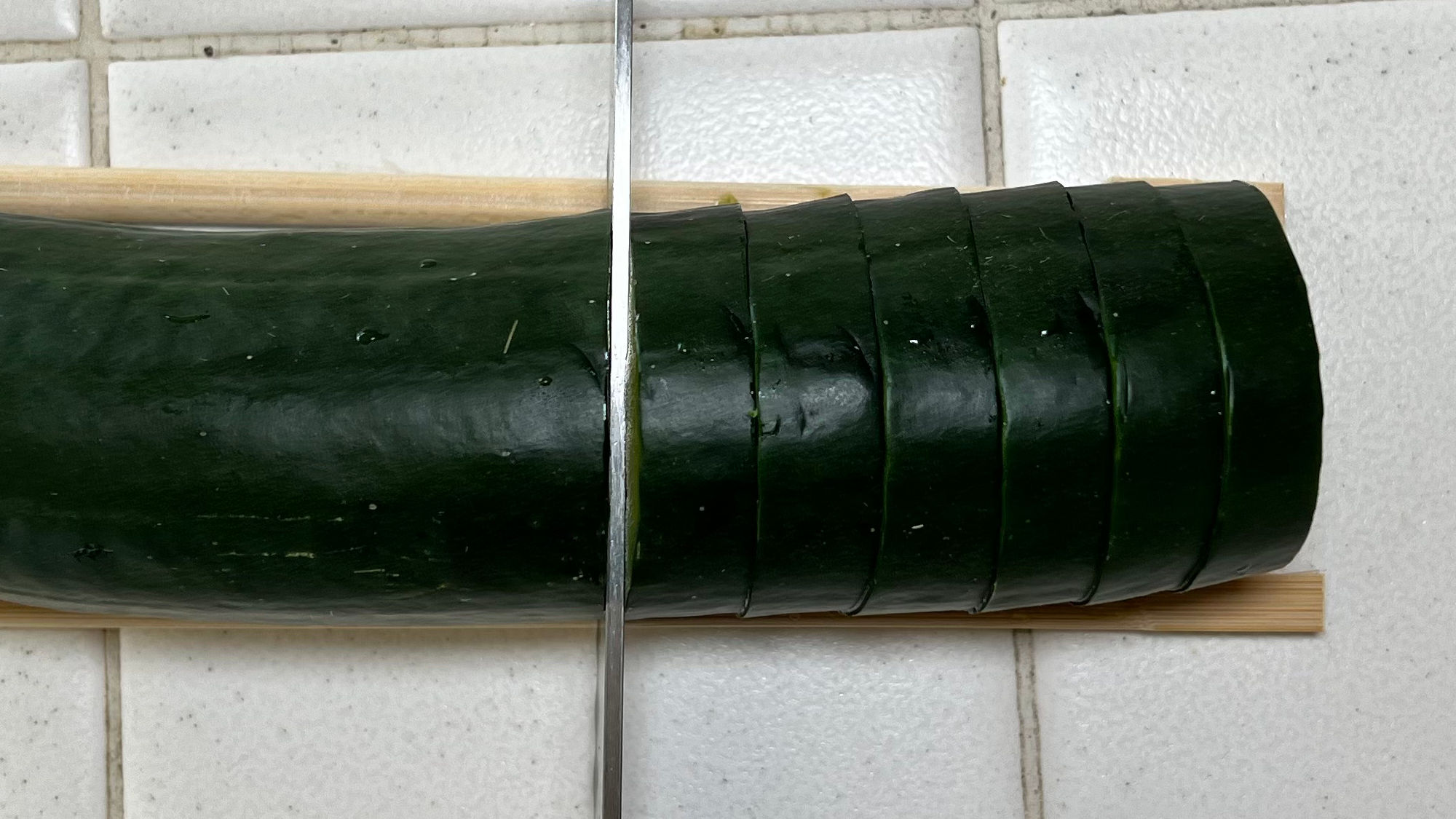 Accordion Cucumber Normal Slice