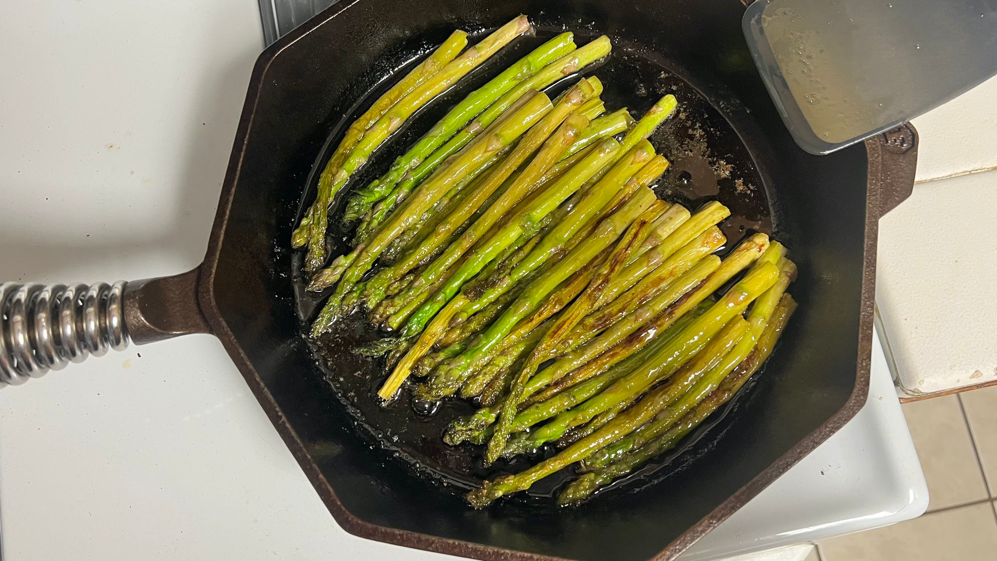 Asparagus Cast Iron Pan