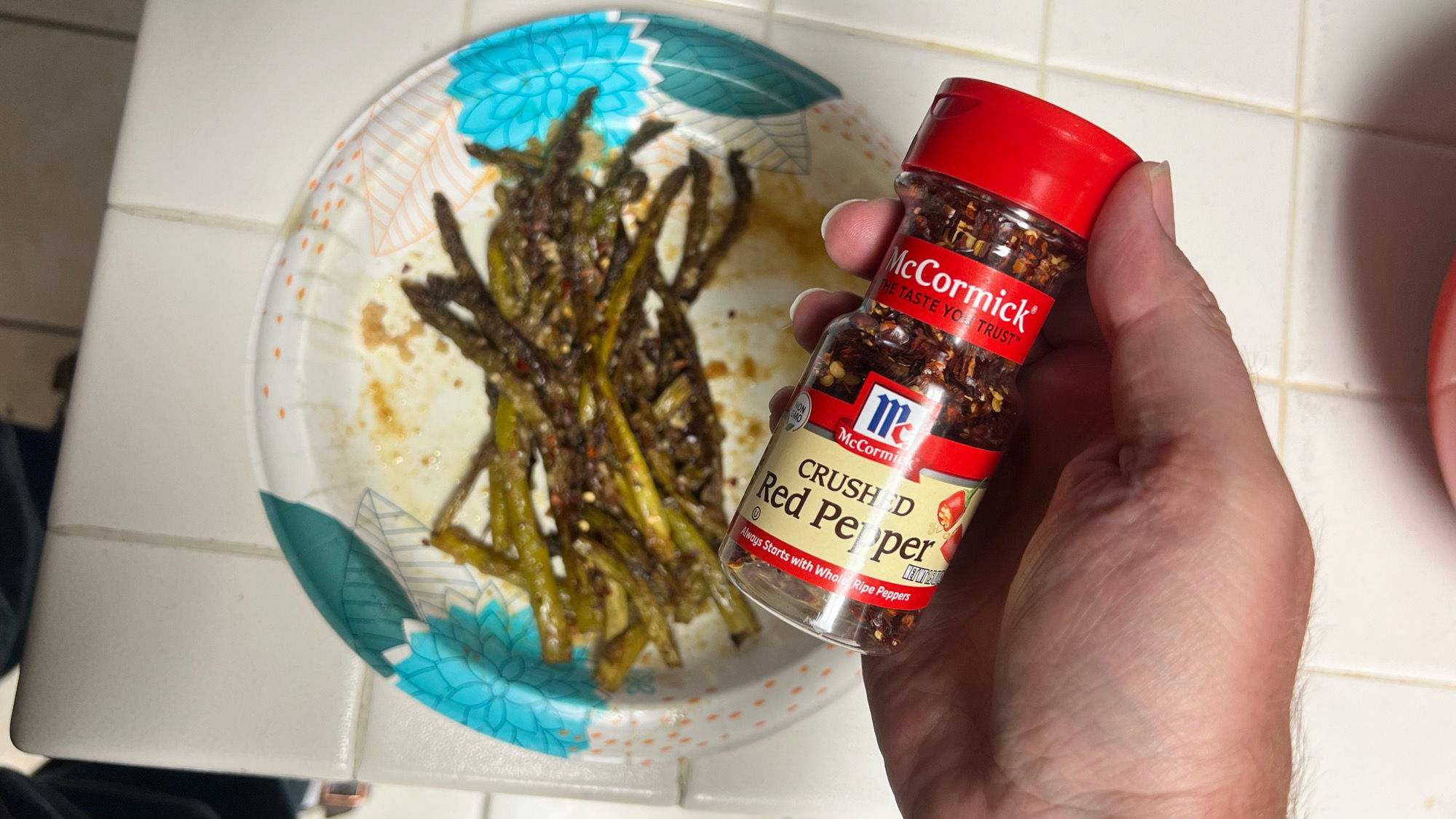 Asparagus Crushed Red Pepper