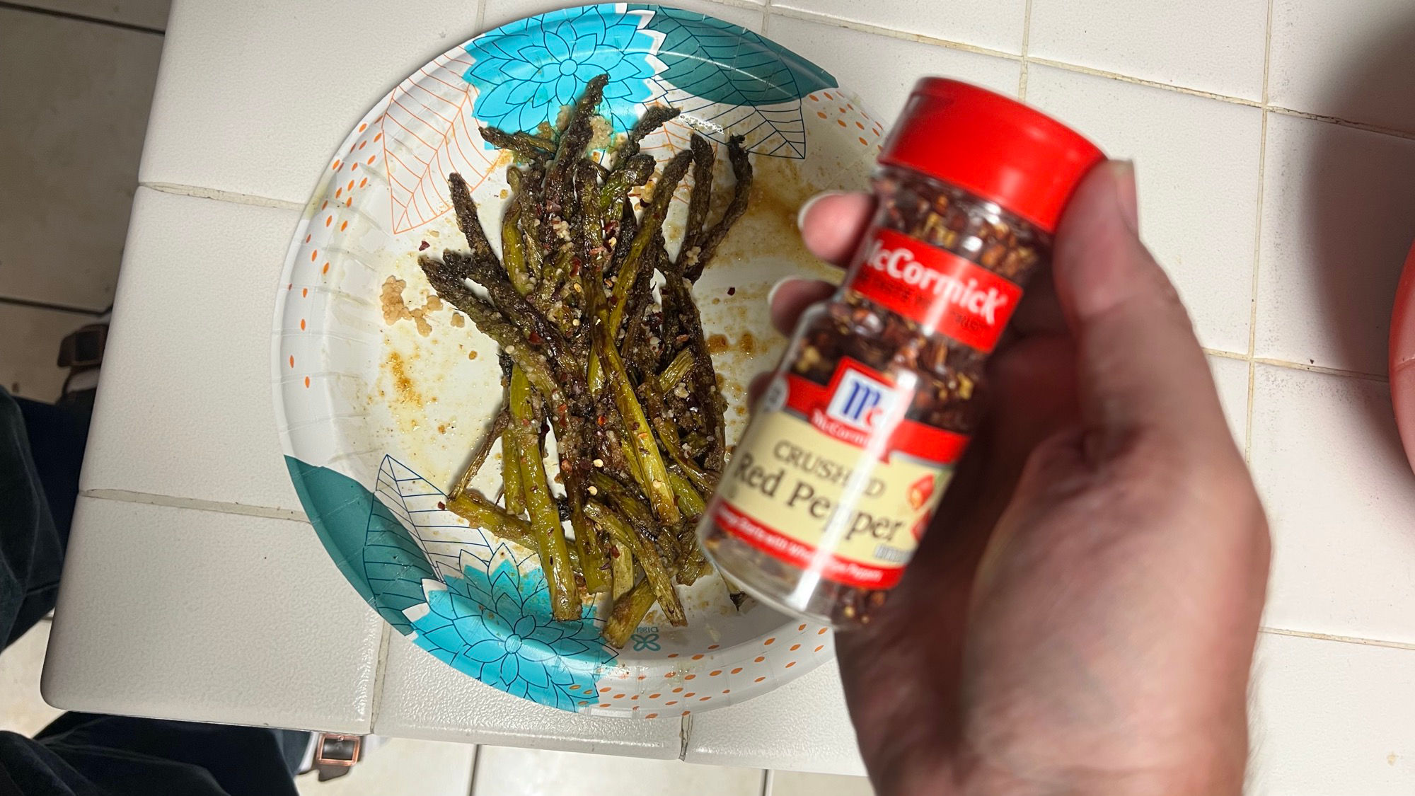 Asparagus Crushed Red Pepper