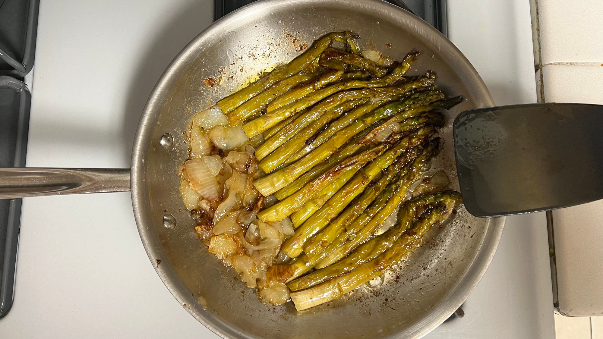 Asparagus With Onions