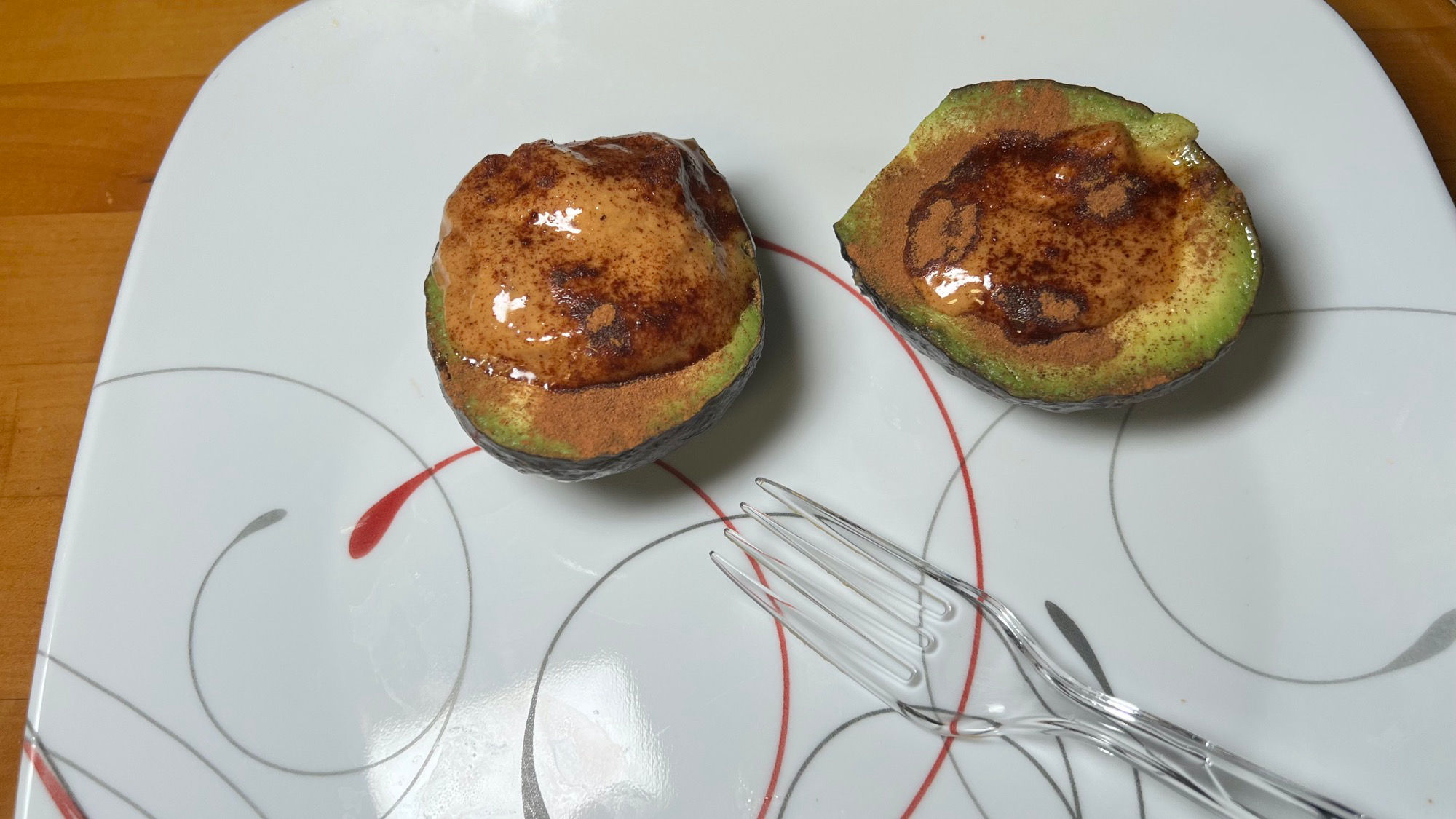 Avocado Peanut Butter Plate