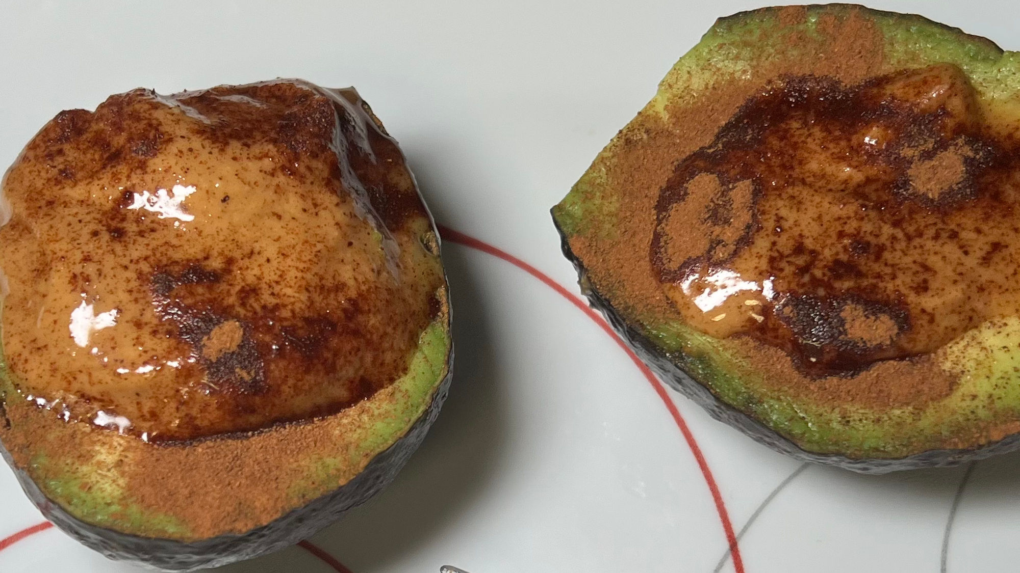 Avocado Peanut Butter Plate