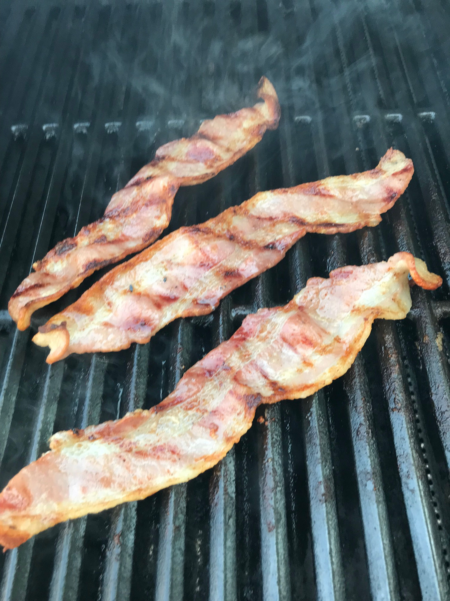 BBQ'd Bacon Grilled Bacon BBQ Grilled