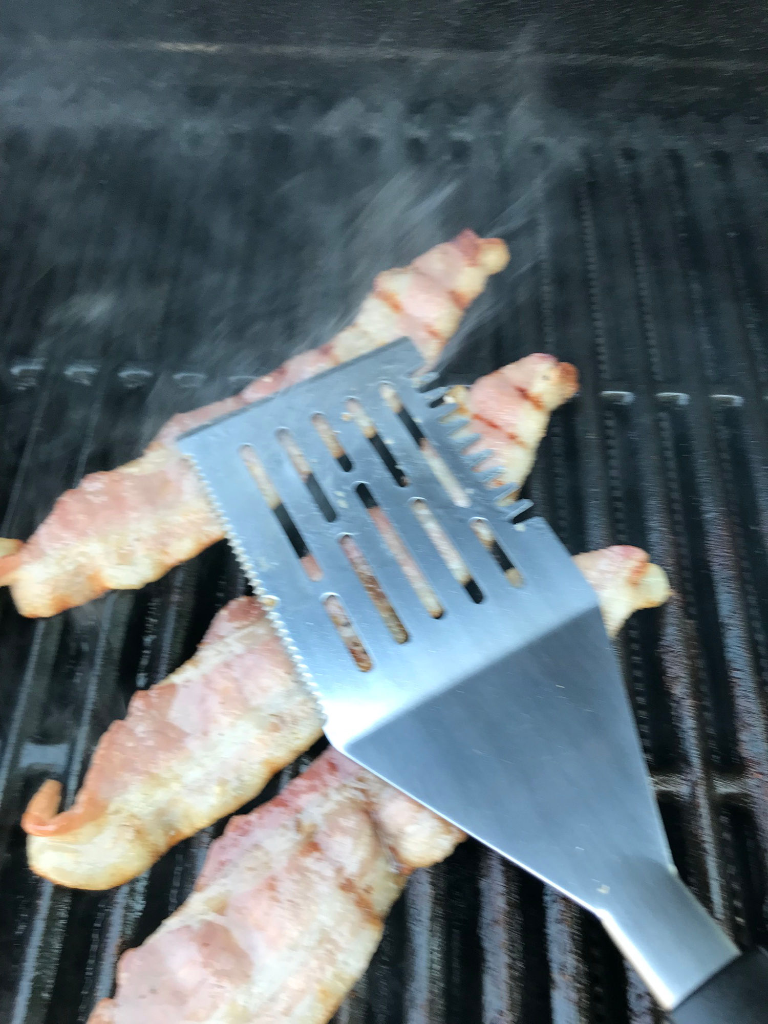 BBQ'd Bacon Grilled Bacon BBQ Grilled