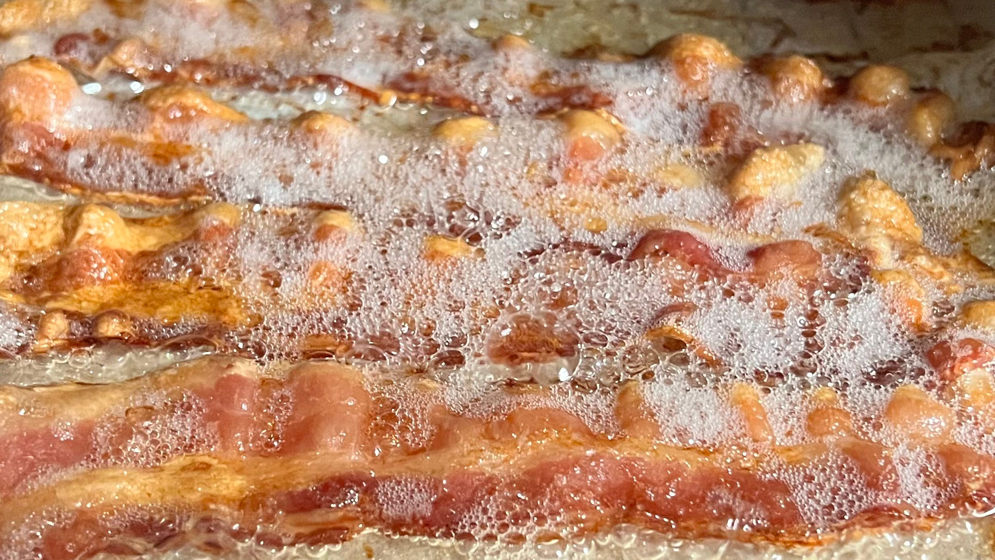 Tiny White Bubbles Bacon Tiny White Bubbles