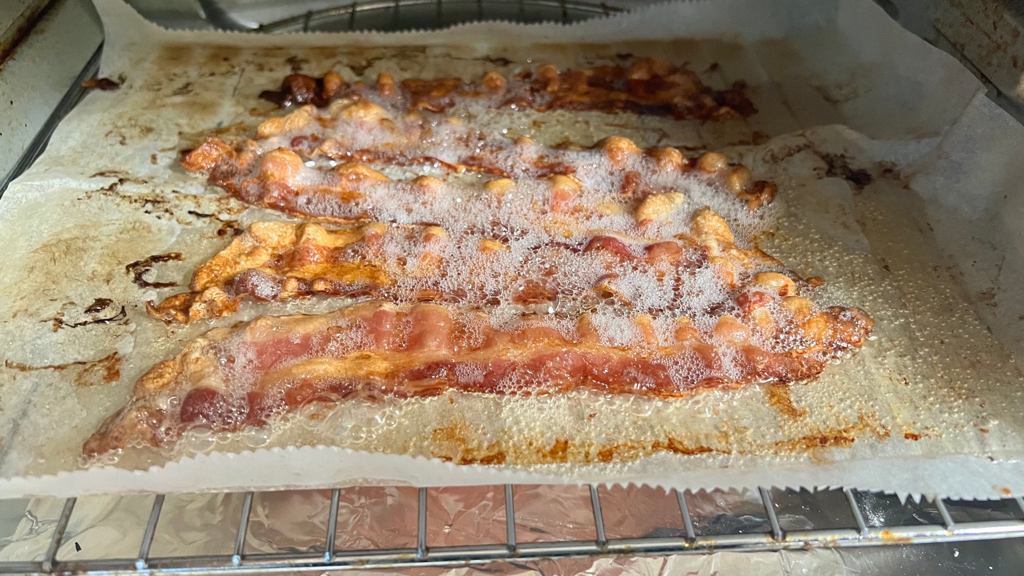 Tiny White Bubbles Bacon Tiny White Bubbles
