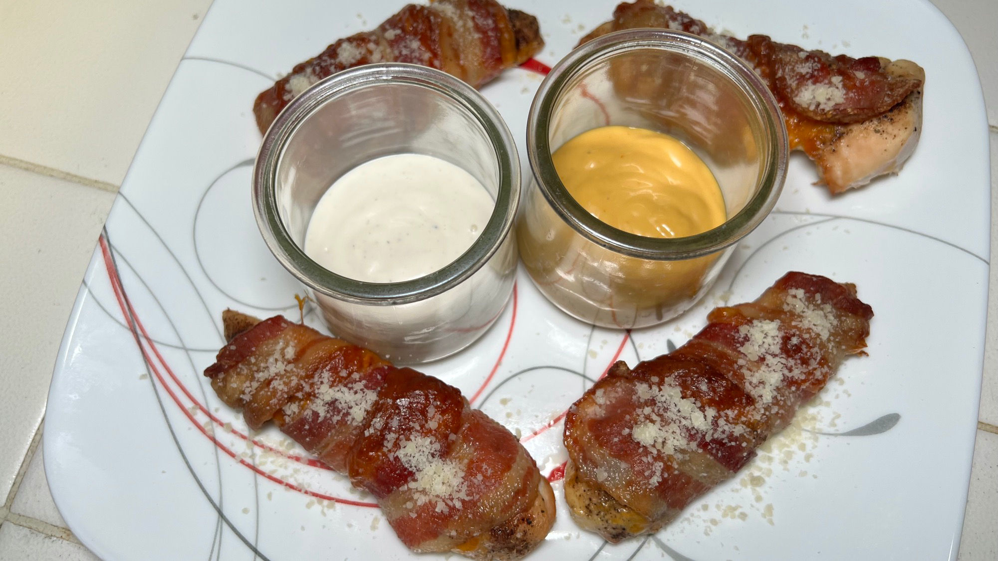 Bacon Wrapped Cheesy Chicken Parmesan Cheese