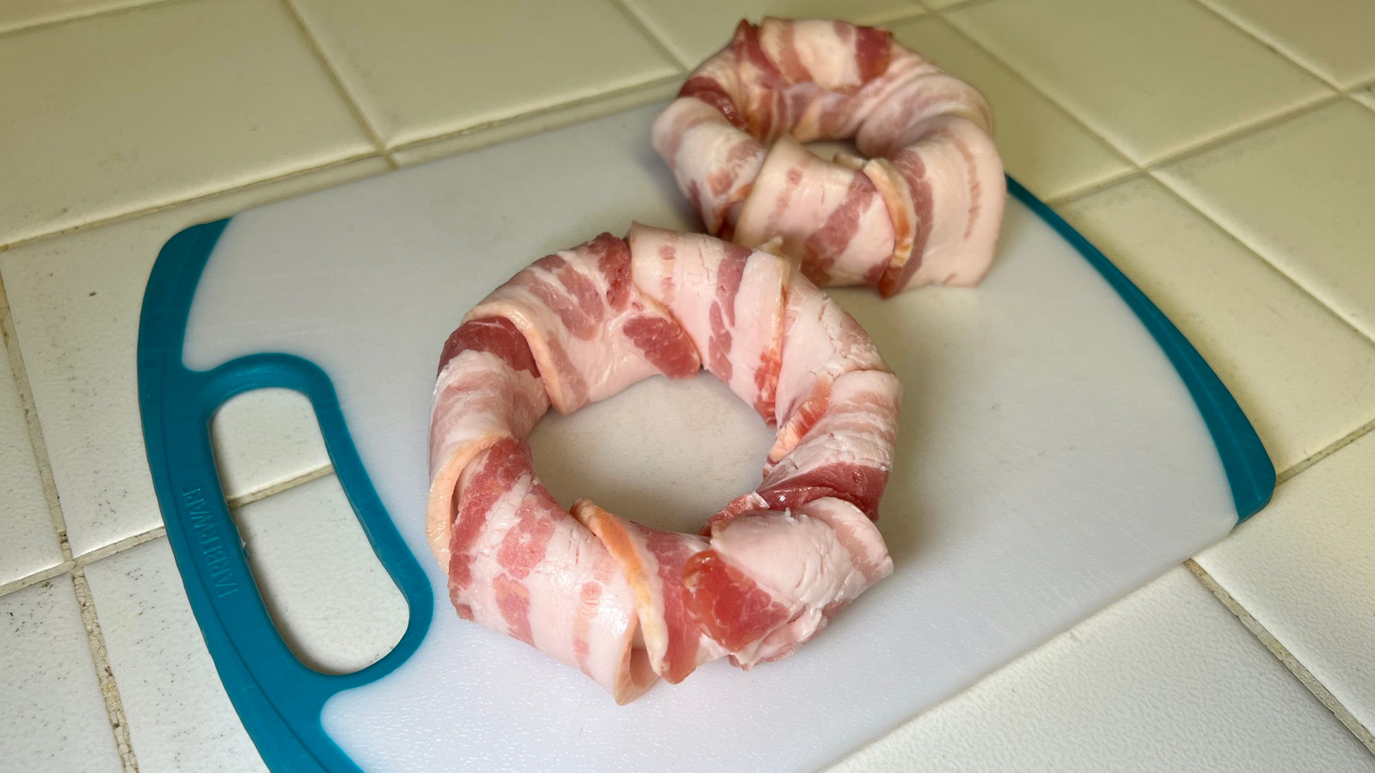 Bacon Wrapped Onion Rings Wraped