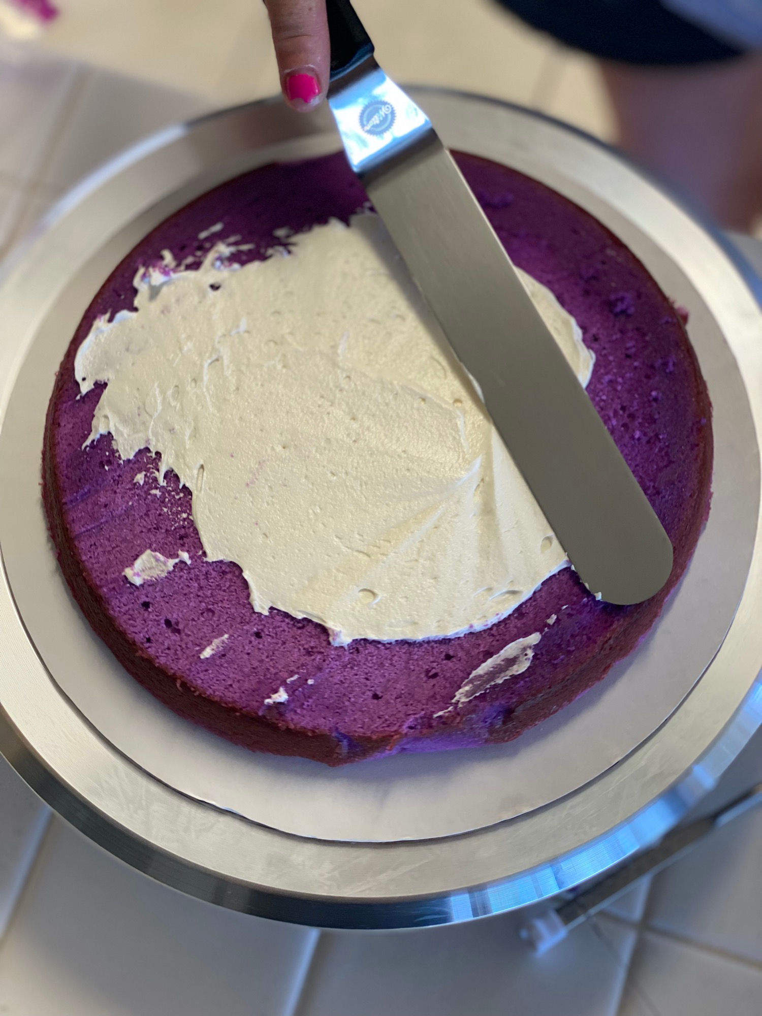 Rainbow Cake Layer Purple