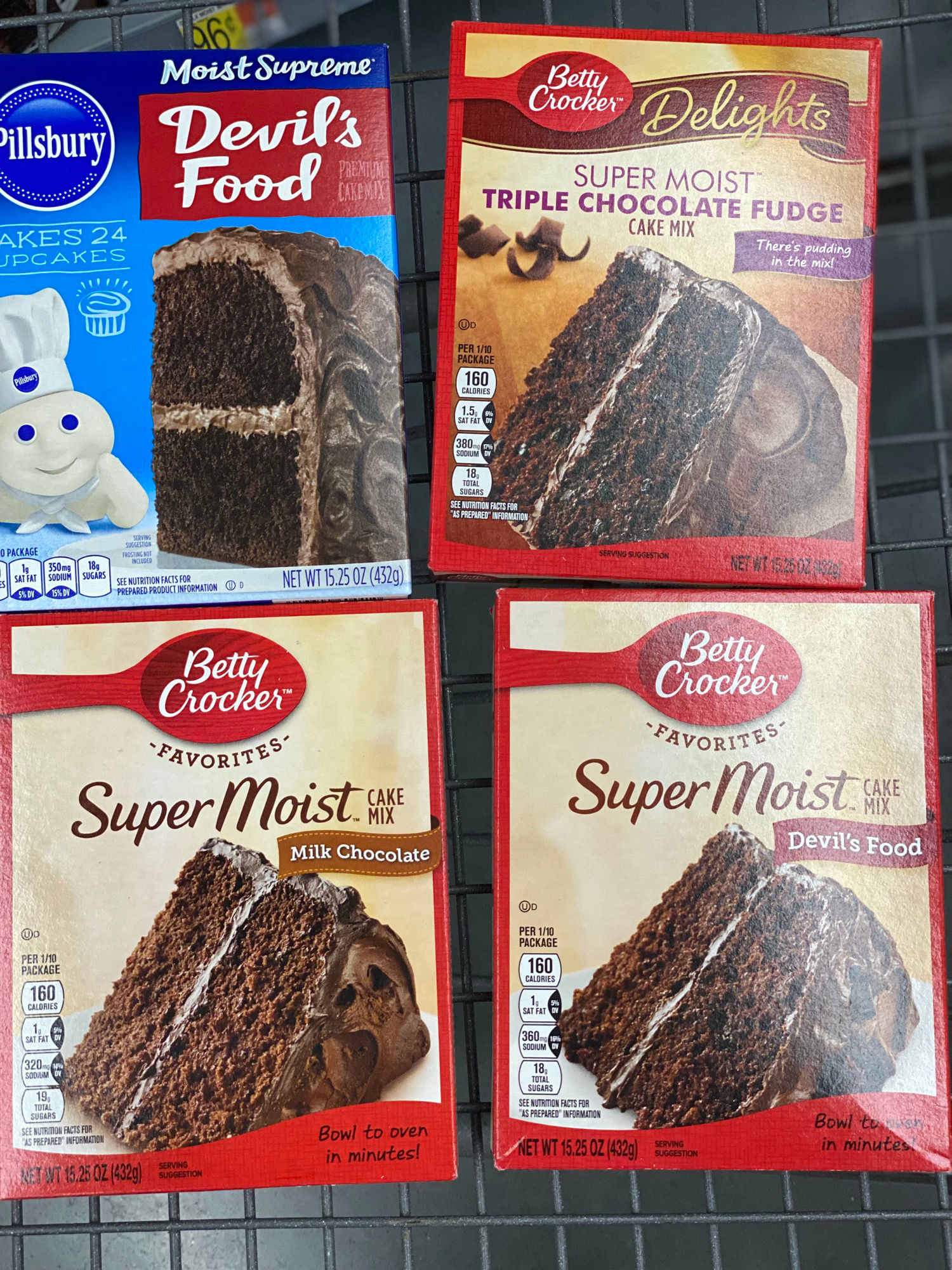 Box Cakes Cake Mixes