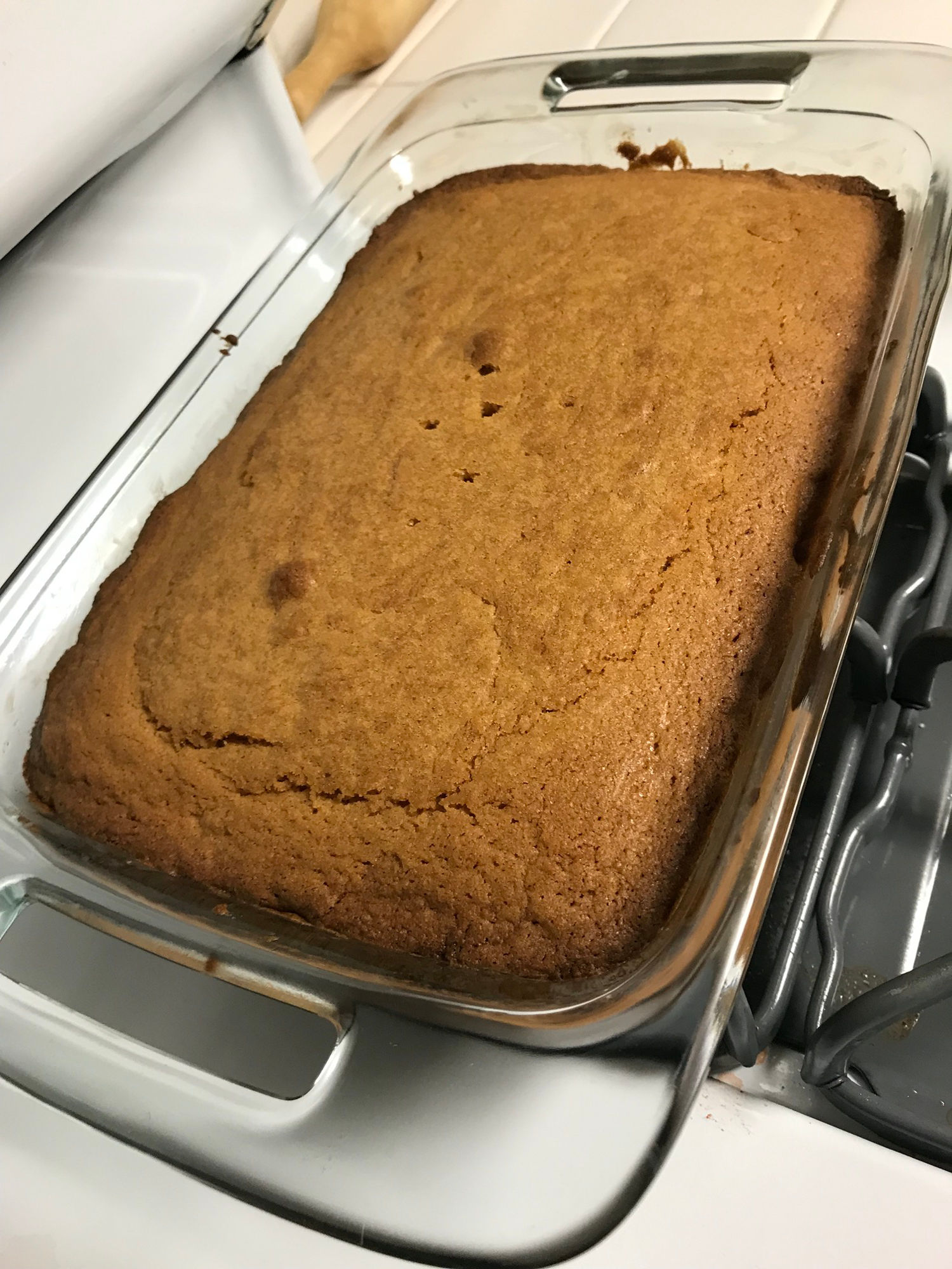 Box Cakes Glass Dish
