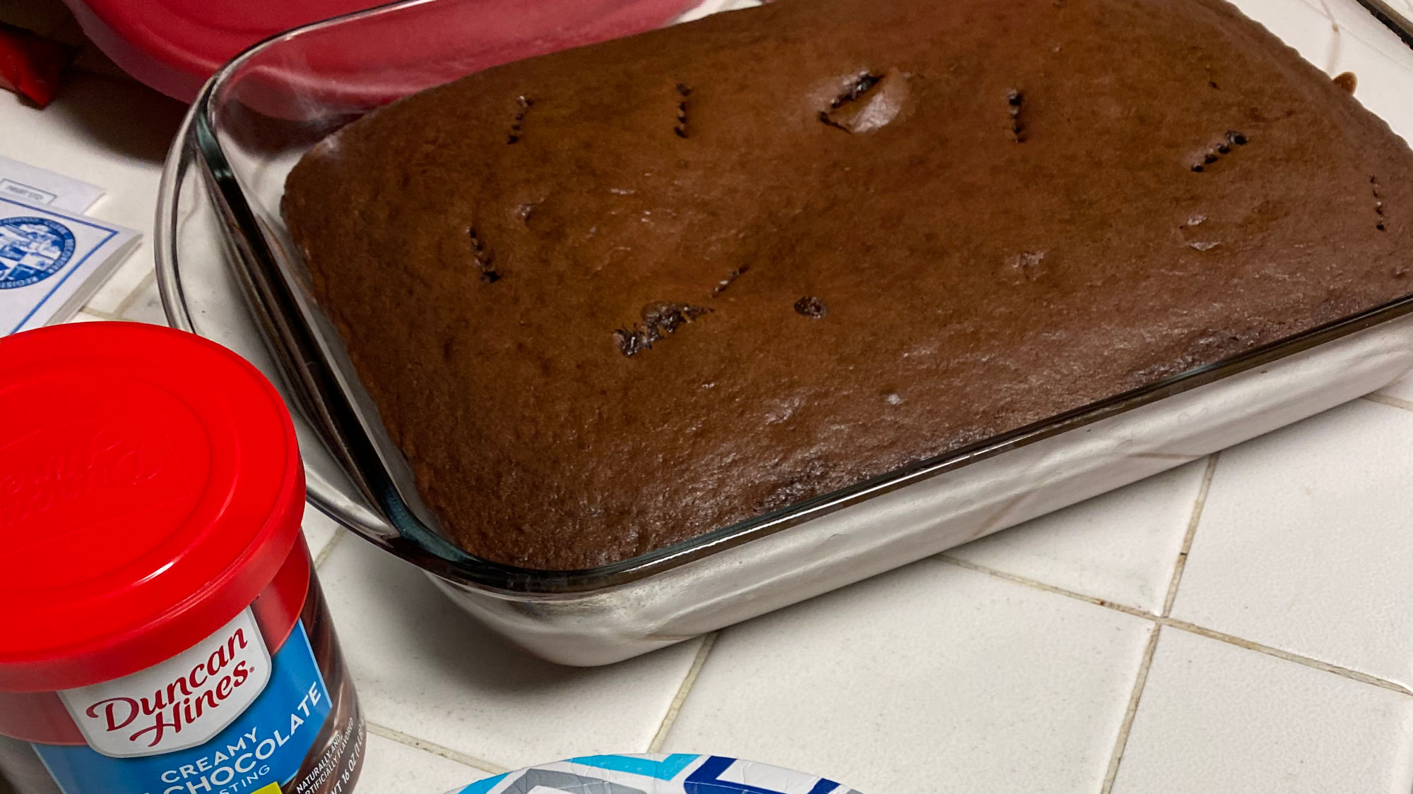 Plastic Fork Method Box Cakes Plastic Fork Method