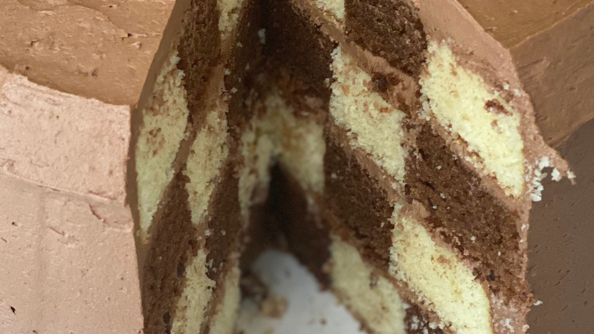 Checkerboard Cake The Reveal