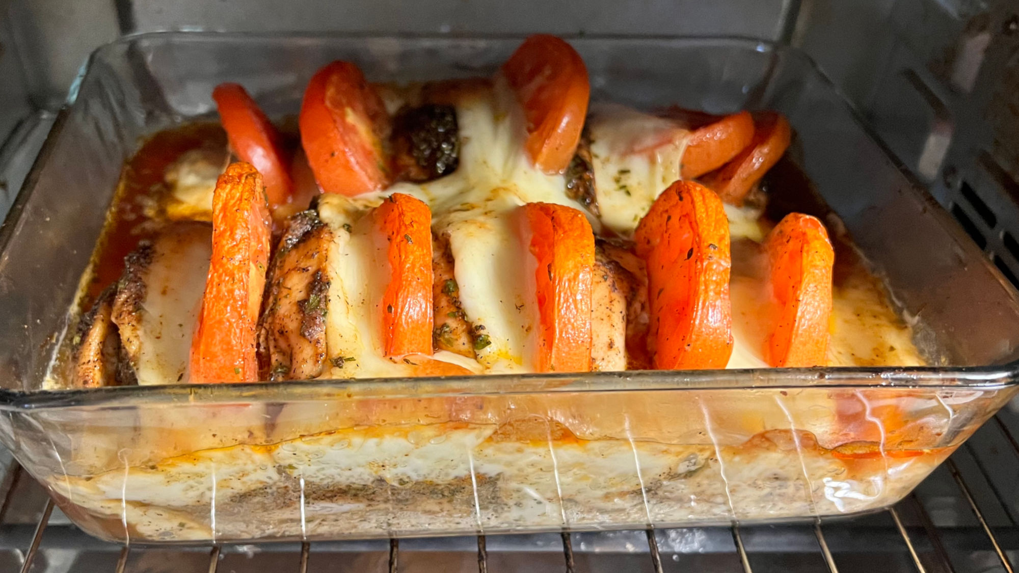 After 40-minutes Cheesy Tomato Chicken After 40-minutes