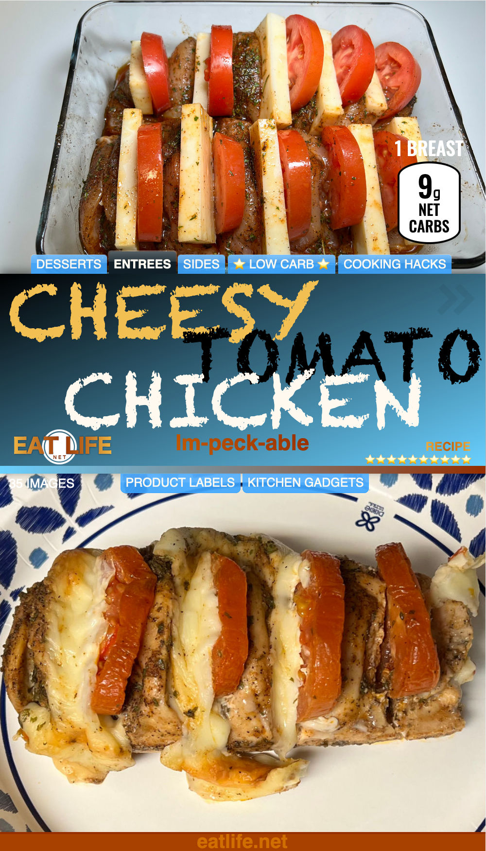 Cheesy Tomato Chicken
