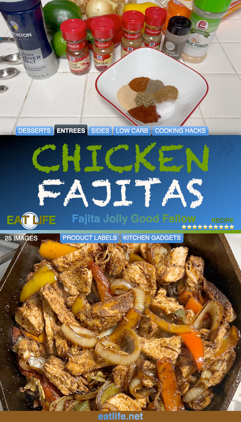 Chicken Fajitas