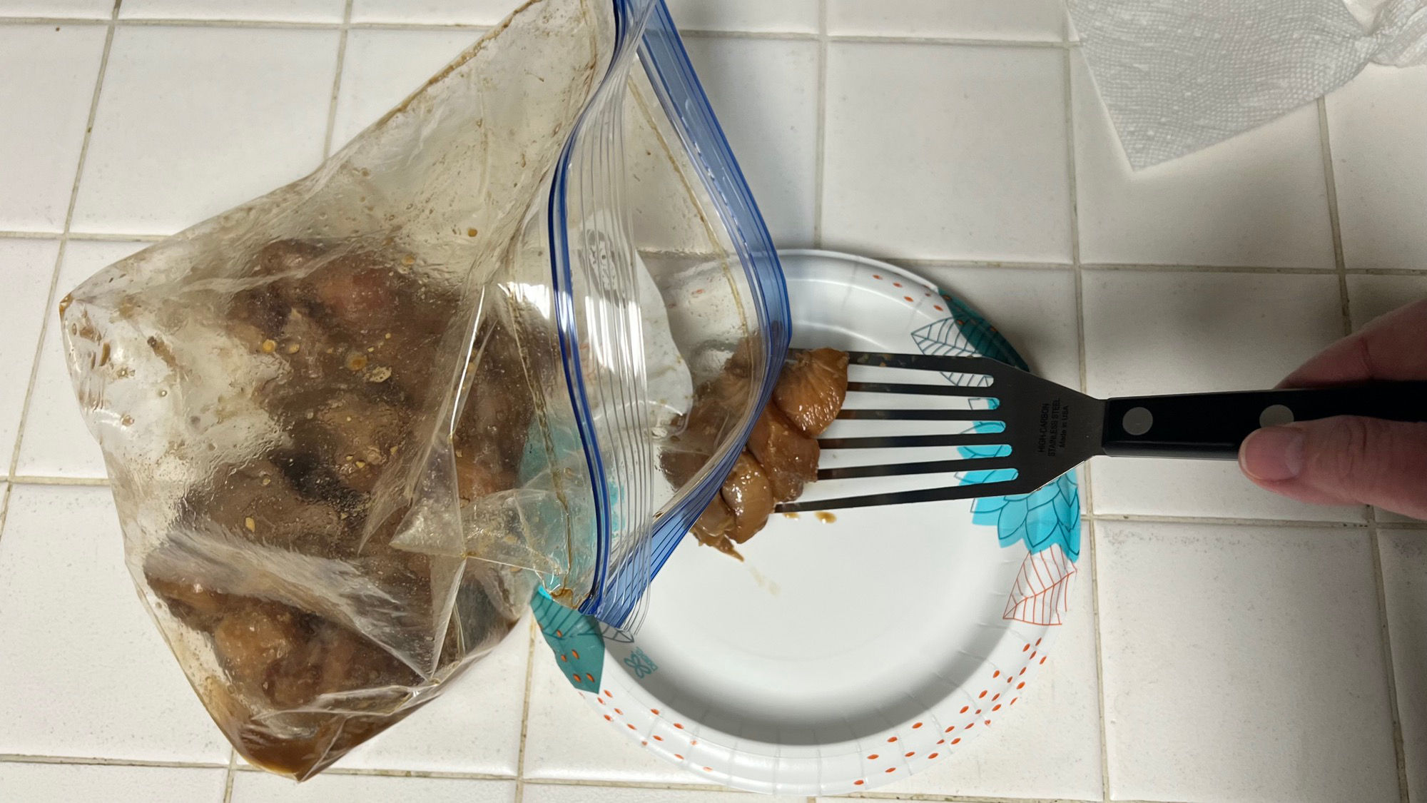 Chicken Stir Fry Remove Marinated Chicken