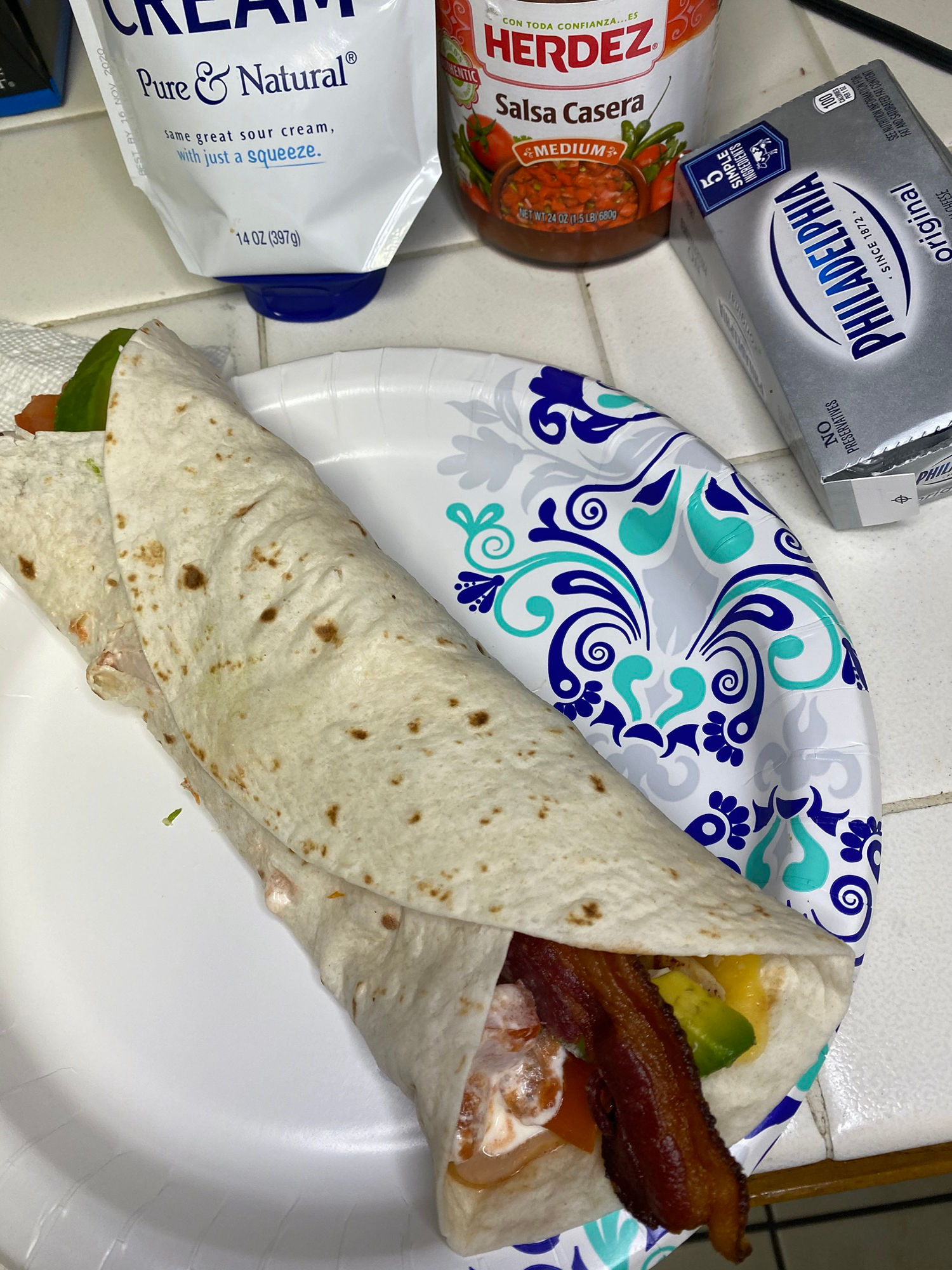 Chicken Turkey Avocado Burrito Ingredients