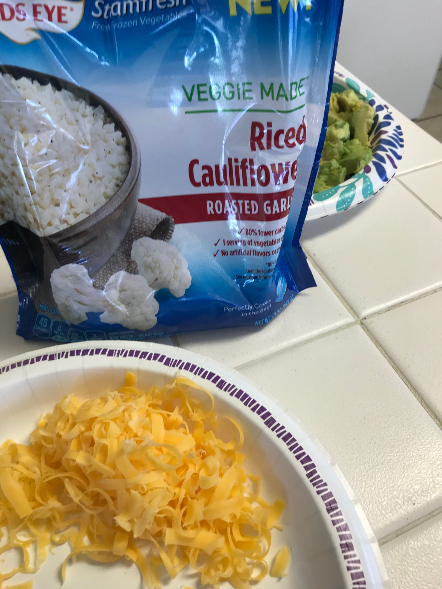 Crack Chicken Riced Cauliflower