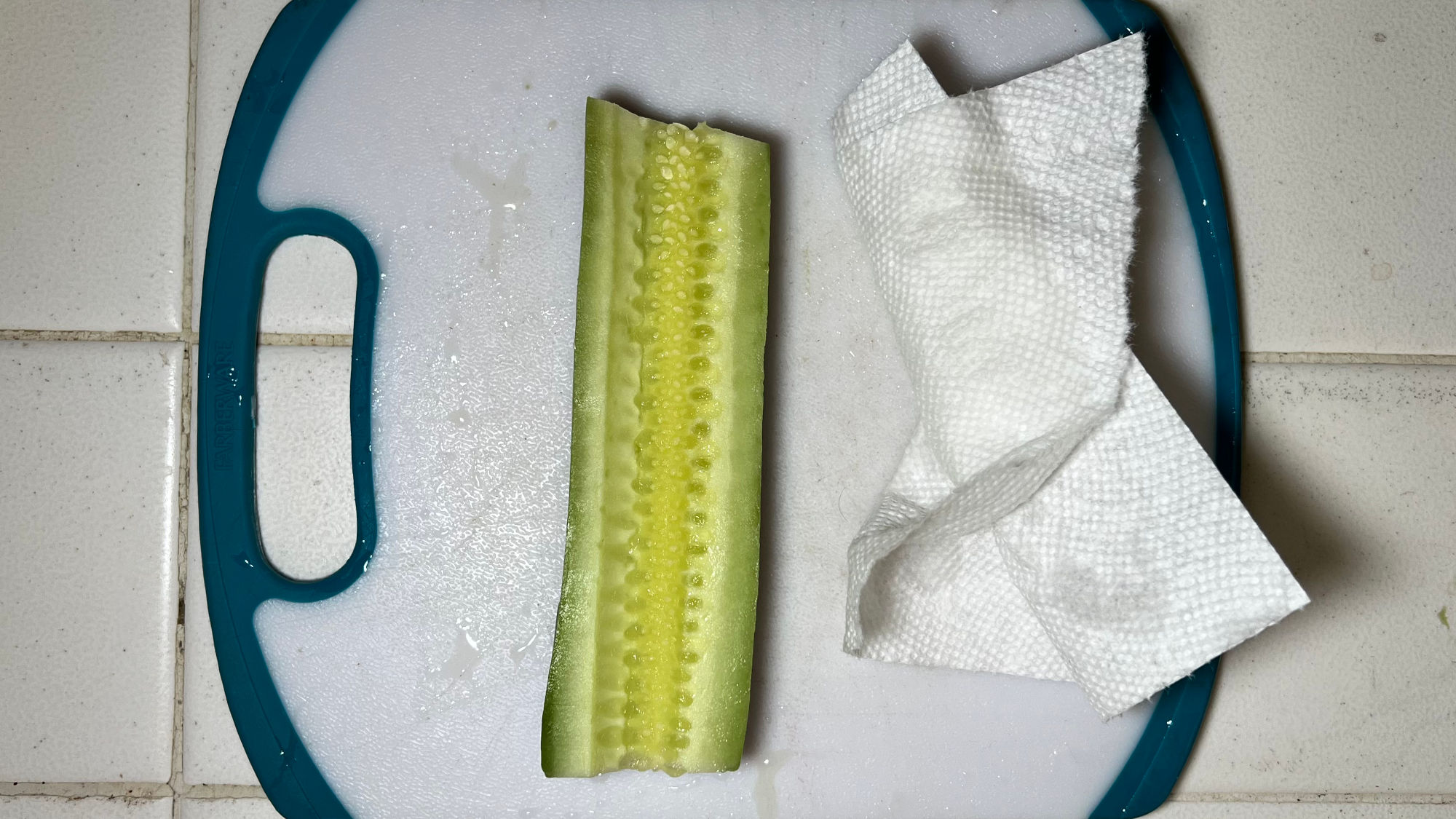 Cream Cheese Cucumber Paper Towel