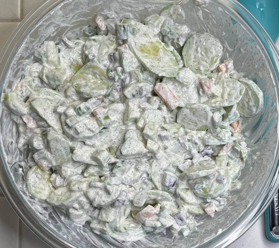 Creamy Cucumber Salad