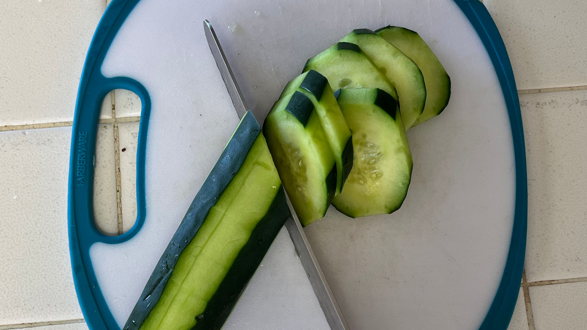 Slice Cucumber Bacon Cracker Cuts Slice