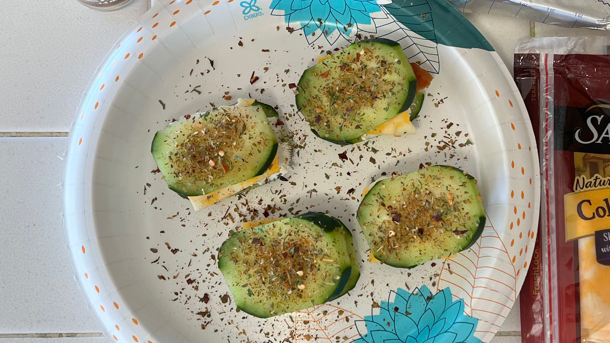 Spices Cucumber Bacon Cracker Cuts Spices