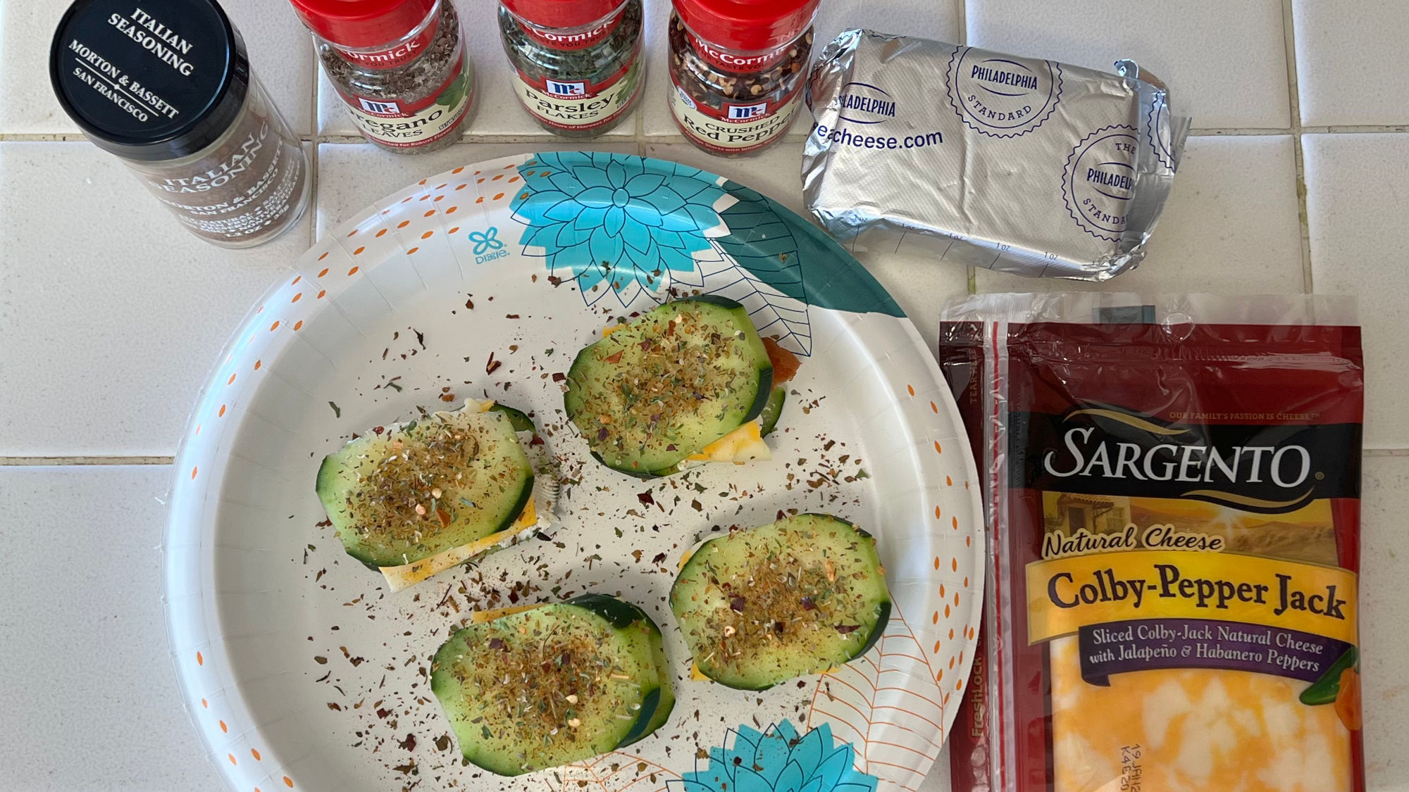 Spices Cucumber Bacon Cracker Cuts Spices