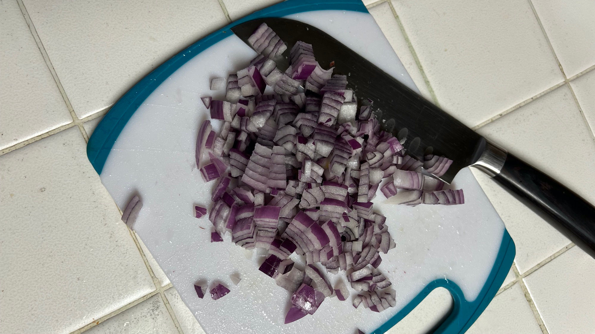 Creamy Cucumber Salad Slice Red Onion