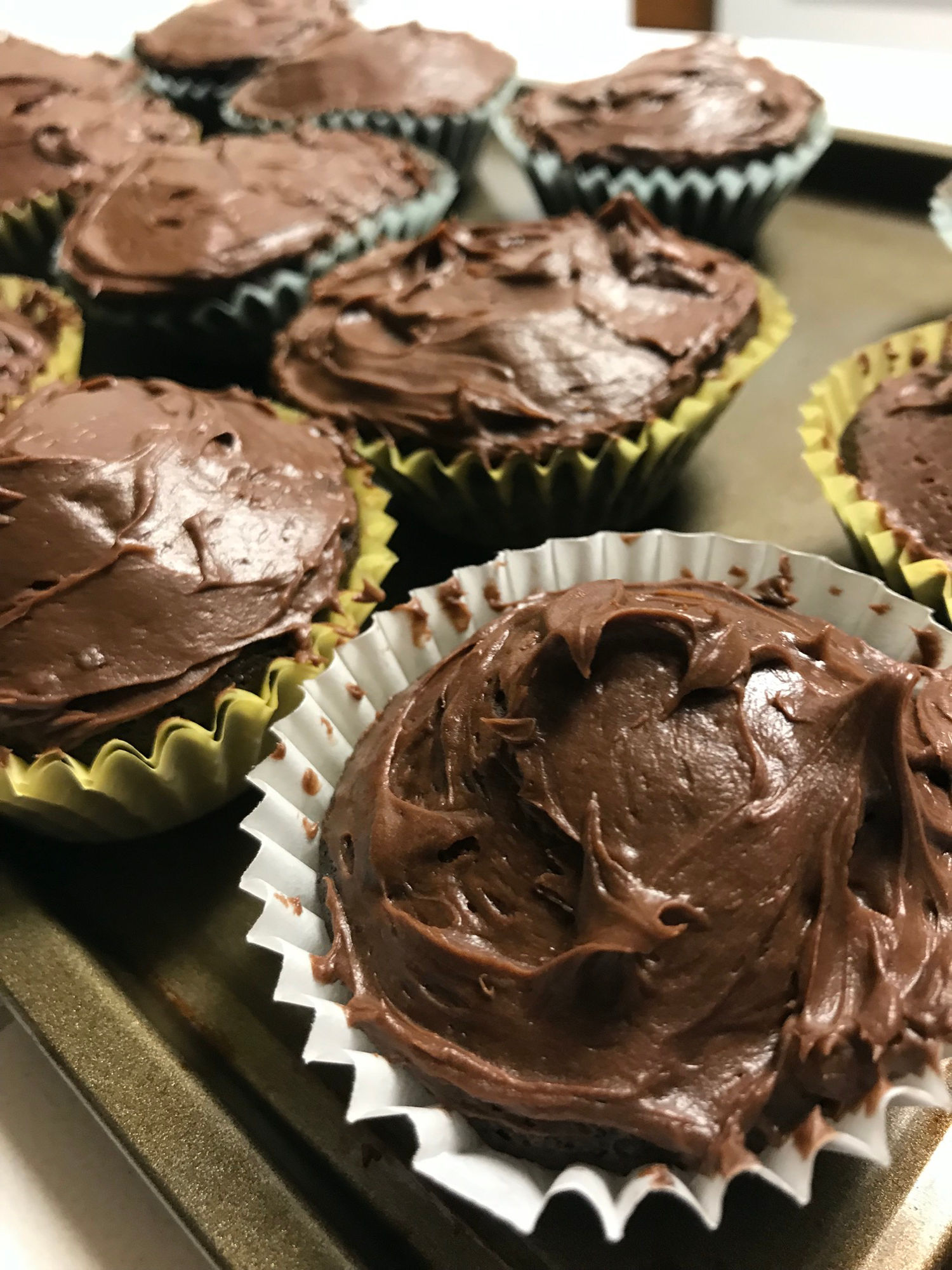 Chocolate Chocolate Cupcakes recipe step8