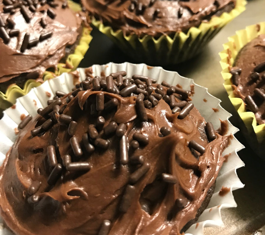 Chocolate Chocolate Cupcakes