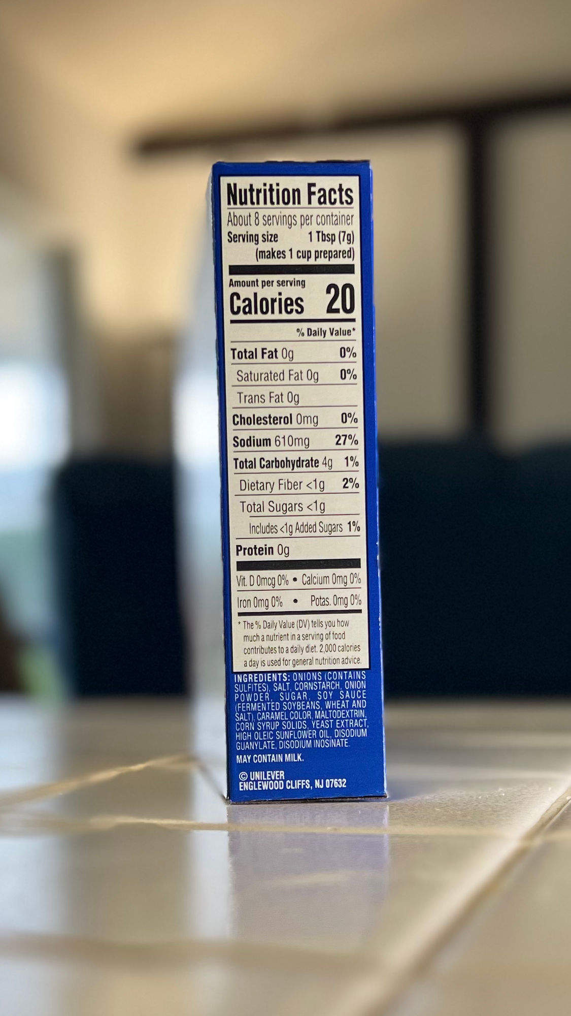 Dip Mix Lipton Onion Ingredients