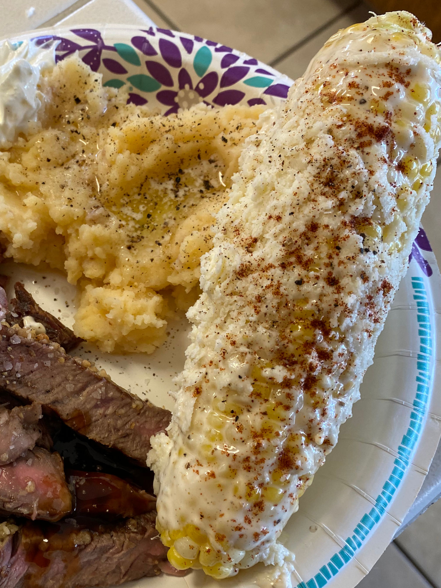 Elote with Mashed Potatos Elote with Mashed Potatos