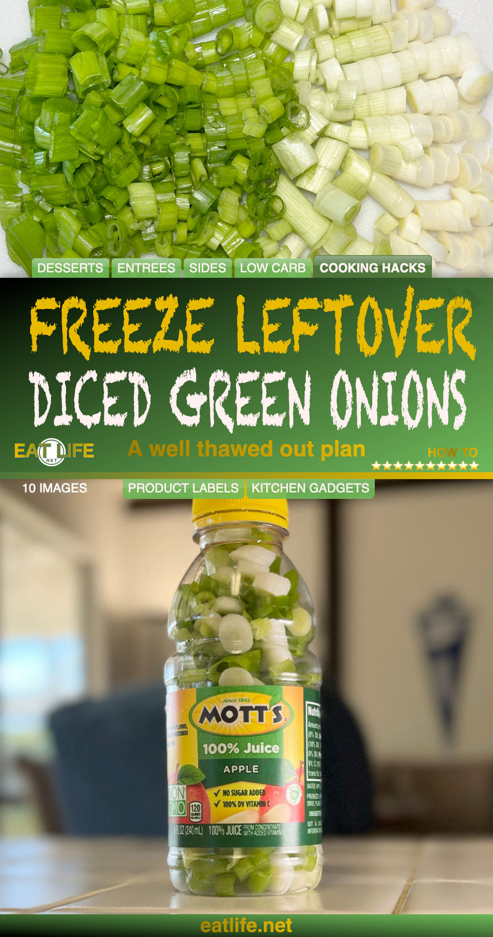 Freeze Diced Green Onions