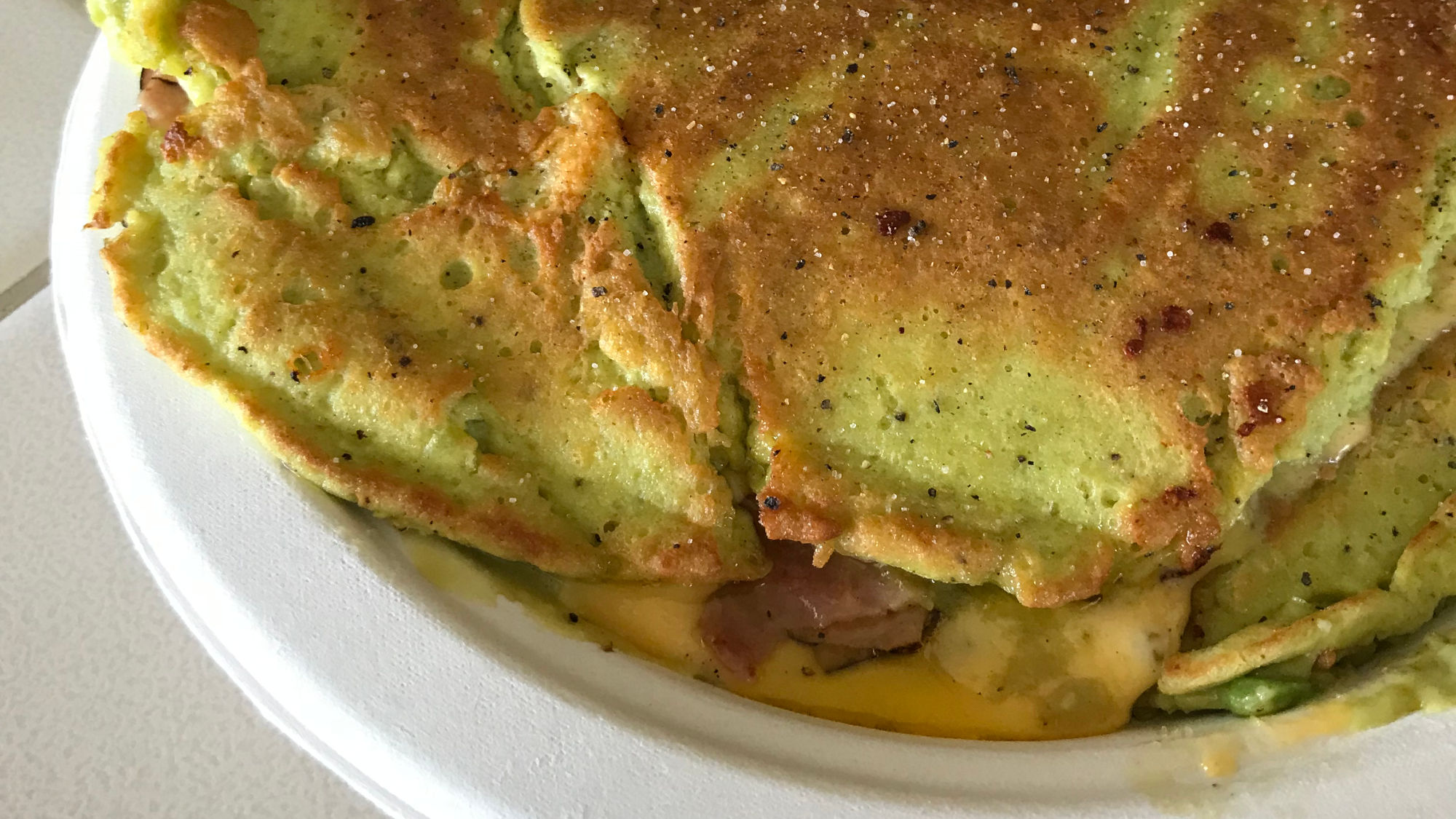 Green Avocado Omelette