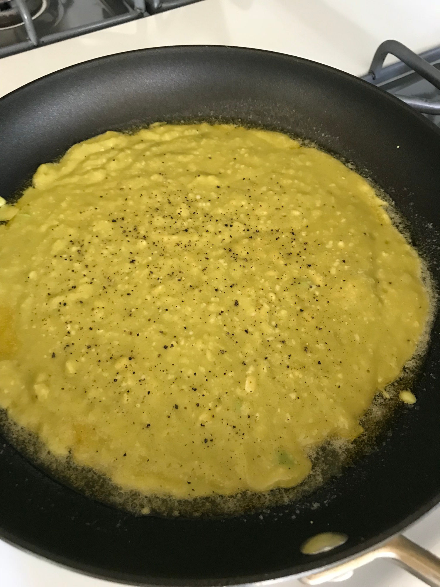 Pepper Green Avocado Omelette Pepper
