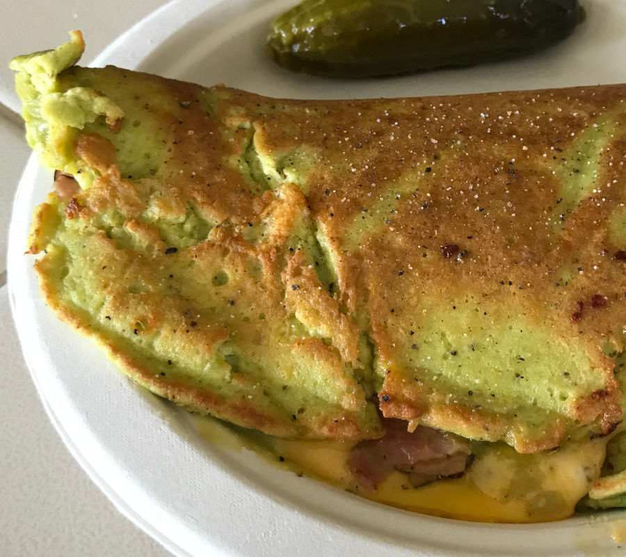 Green Avocado Omelette