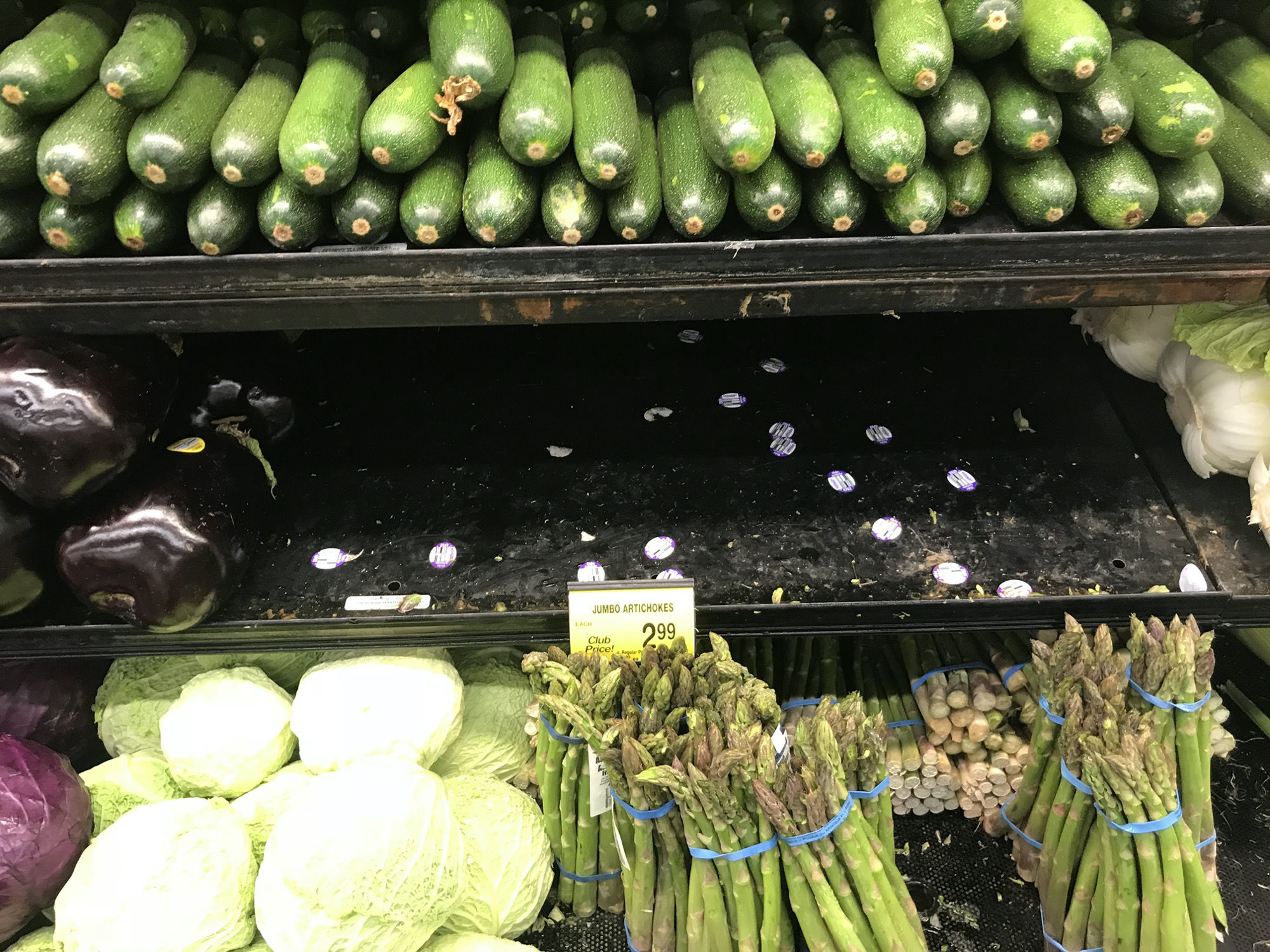 Grocery Store Artichokes