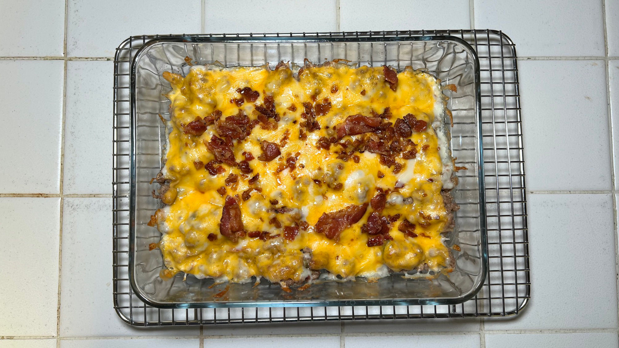 Ground Beef Casserole Finished
