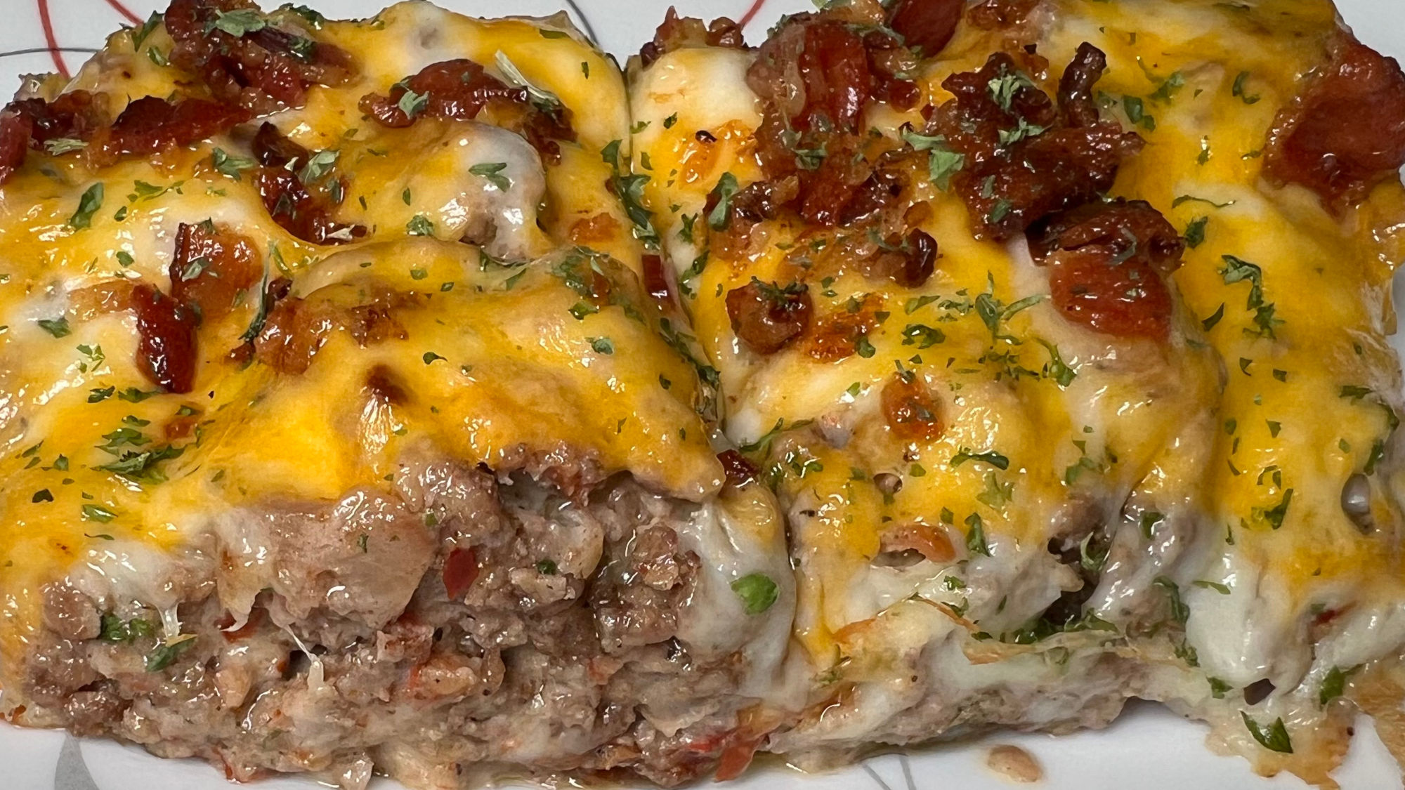 Plate Ground Beef Casserole Plate