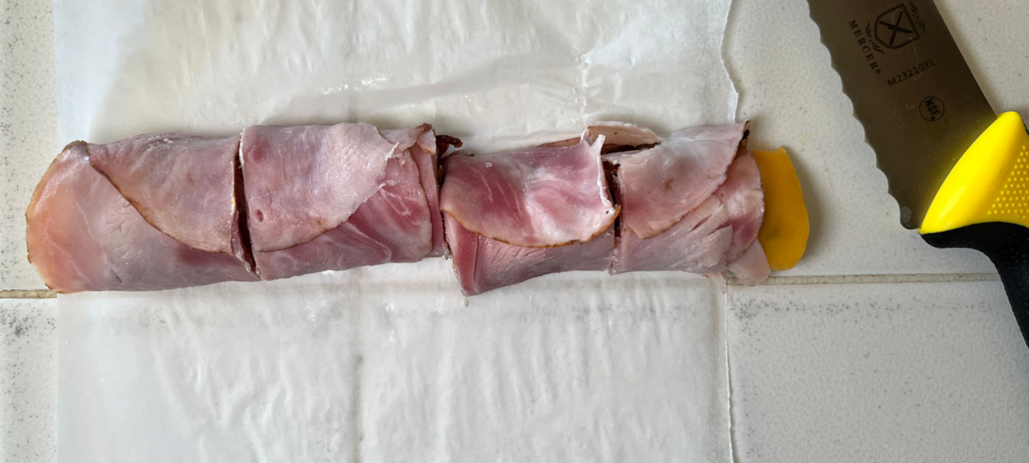 Ham and Cheese Pinwheels Slice